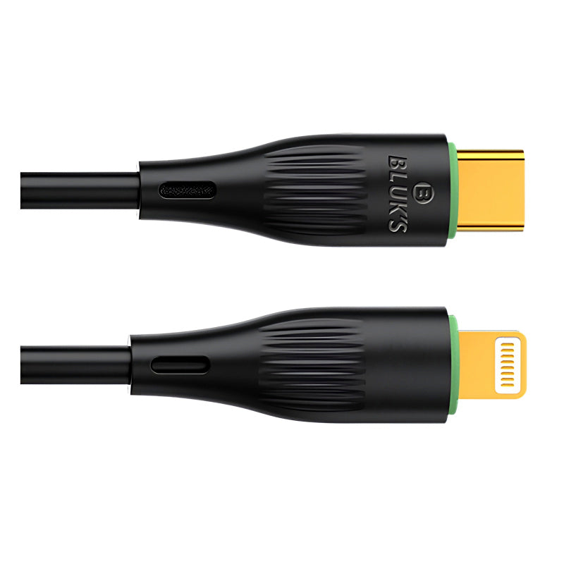 BLUK’S BX-452 Lightning to Type-C Cable – 27W PD Fast Charging & Data Sync with Gold-Plated Connectors