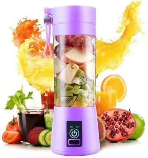 Portable Mini 6 Blade Juicer Blender | Outdoor Juicing Cup (380ml) – Rechargeable
