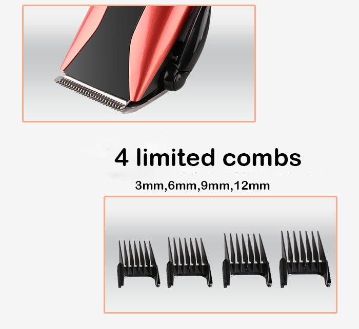Kemei KM-6357 Professional Hair Electric Clipper Trimmer Machine for Men