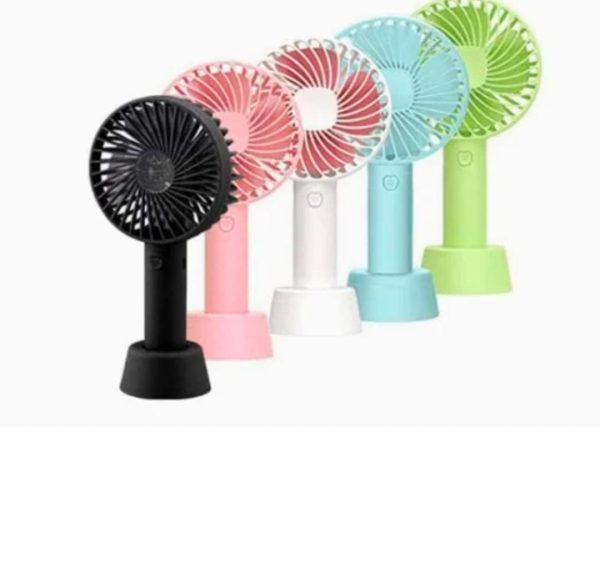 Portable Usb Rechargeable Fan | Handheld 3 Speed Strong Wind Electric Small Mini Cooling Fan